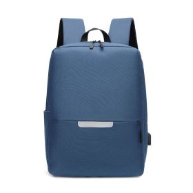 Backpack Men's Casual Computer Bag (Option: Blue-29x13x41cm)
