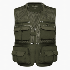 Multi-pocket Men's Professional Photography Vest (Option: Army Green-2XL)
