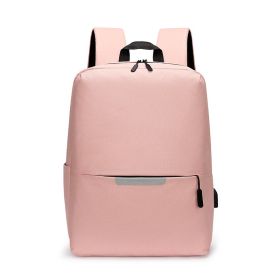 Backpack Men's Casual Computer Bag (Option: Pink-29x13x41cm)