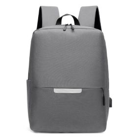 Backpack Men's Casual Computer Bag (Option: Gray-29x13x41cm)